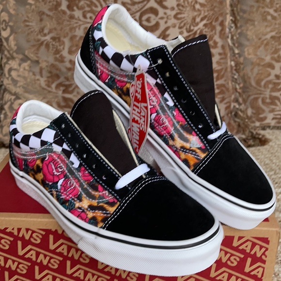 Vans Old Skool Rose/Animalchck True White/Multi WM - Picture 5 of 16